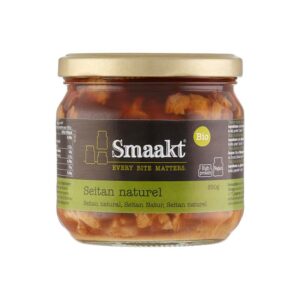 Βιολογικό Σεϊτάν Smaakt σε γυάλινο βάζο
