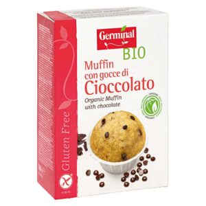 Μάφιν με κομματάκια σοκολάτας χωρίς γλουτένη Germinal Bio