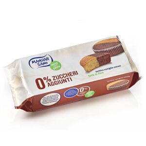 Minicake βανίλια και κακάο χωρίς προσθήκη ζάχαρης (4x45g)