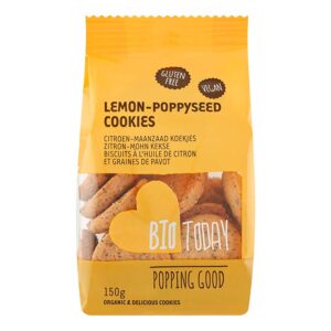 Μπισκότα με λεμόνι και παπαρουνόσπορο (χωρίς γλουτένη) Biotoday
